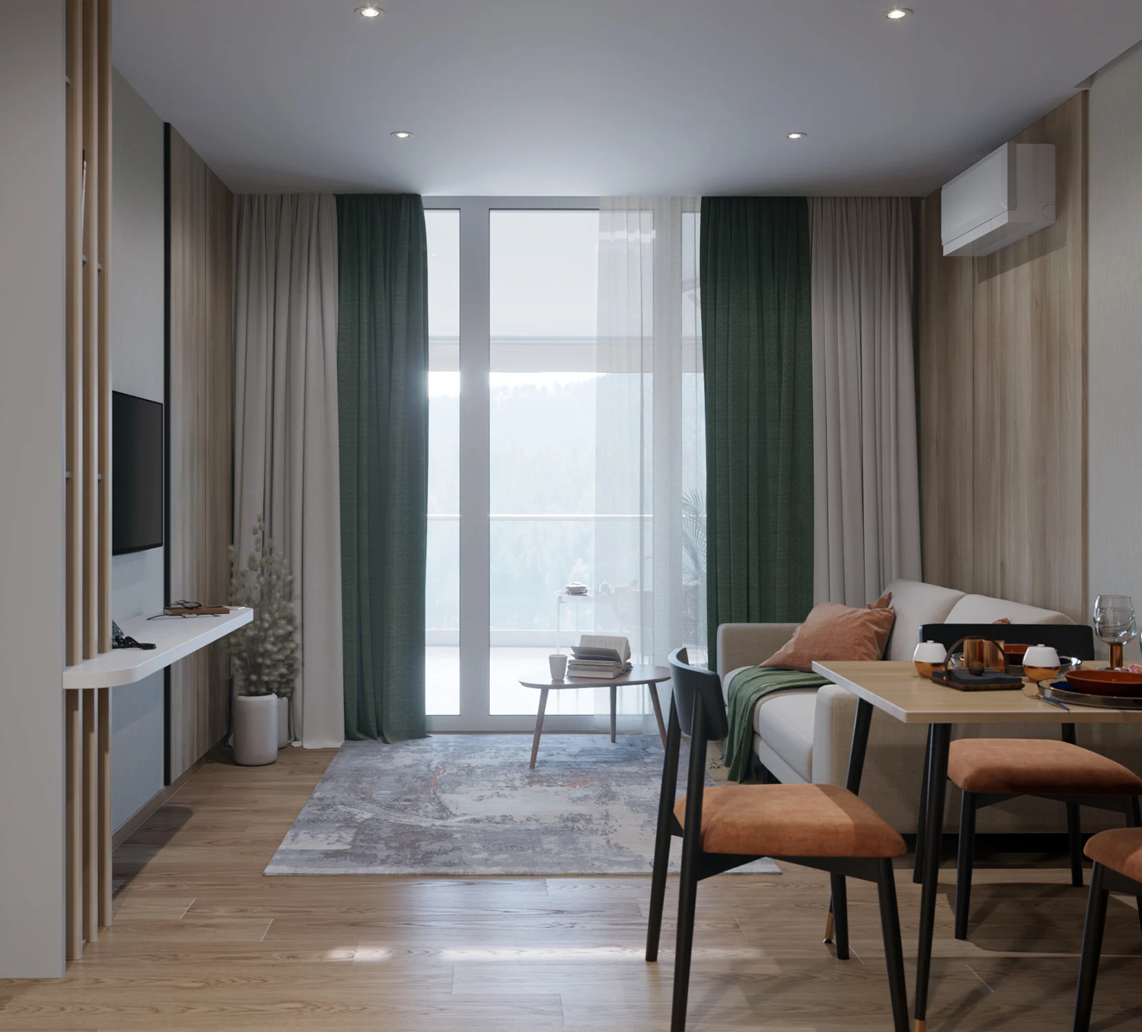 Интерьер номера Plus Residence
